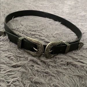 Double buckle belt